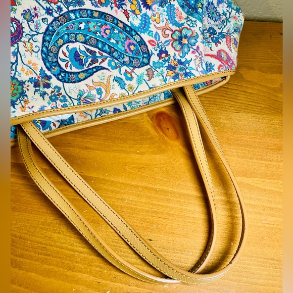 🎉 SALE 🎉 Etro Paisley Print Canvas Tote Bag - Picture 10 of 17